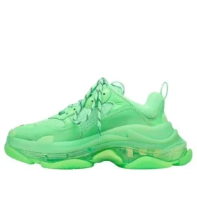 Triple S Clear Sole Trainer “Neon Green” 544351W2CF13801