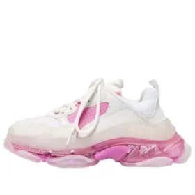 Triple S Clear Sole Trainer “White Pink” 544351W09ON9025