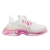 Triple S Clear Sole Trainer “White Pink” 544351W09ON9025