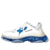 Triple S “Clear Sole – White Blue” 544351W09ON9169