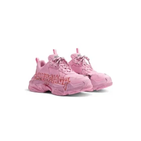 Triple S Diy Metal “Pink Black Red” 524039W2FAY5016