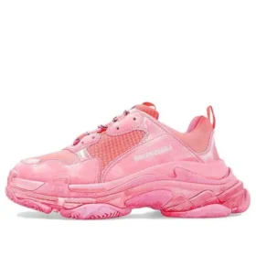 Triple S Faded Sneaker “Dark Pink” 524039W3CS45000