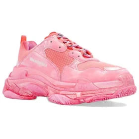 Triple S Faded Sneaker “Dark Pink” 524039W3CS45000