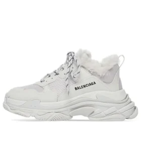 Triple S “Faux Fur – Grey” 668563W3CQ51210
