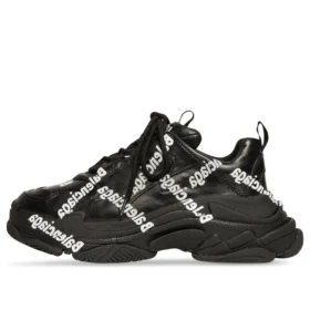 Triple S Logotype Sneakers “Black” 536737W2FAB1090