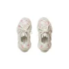 Triple S Logotype Sneaker “White and Pink Technical Material” 654251W2FAB9050