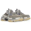 Triple S Mules “Grey Blue Double Foam and Mesh” 755687W3SM11259
