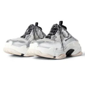 Triple S Mules “Silver” 755686W2FWM8191