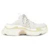 Triple S Mules “White Double Foam and Mesh” 755686W3SM29097