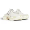 Triple S Mules “White Double Foam and Mesh” 755687W3SM29097