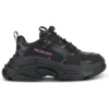 Triple S Sneaker “All Over Logo – Black Pink” 524039W2FA11050