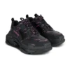 Triple S Sneaker “All Over Logo – Black Pink” 524039W2FA11050