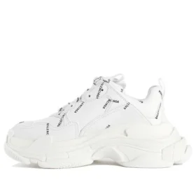 Triple S Sneaker “All Over Logo – White” 524039W2FA19010