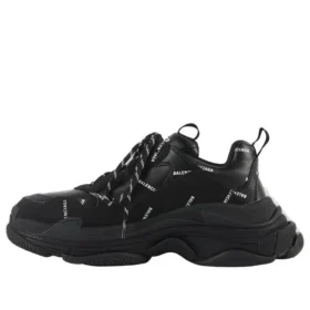 Triple S Sneaker “Allover Logo – Black” 536737W2FA11090