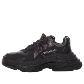 Triple S Sneaker “Allover Logo – Black” 536737W2FA21081