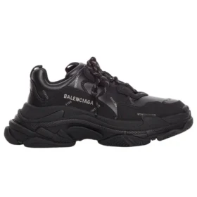 Triple S Sneaker “Allover Logo – Black” 536737W2FA21081