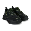 Triple S Sneaker “Allover Logo – Black Fluo Yellow” 536737W2FA11070