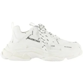 Triple S Sneaker “Allover Logo – White” 536737W2FA19010