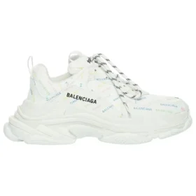 Triple S Sneaker “Allover Logo – White Multi” 536737W2FA89083