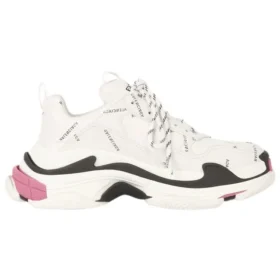 Triple S Sneaker “Allover Logo White Pink” 524039W2FA49155