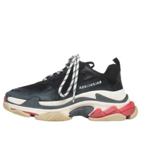 Triple S Sneaker “Black Red” 524037W09O11000