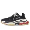 Triple S Sneaker “Black Red” 533882W09OM1000