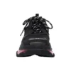 Triple S Sneaker “Clear Sole – Black Pink Neon” 541624W2FR11053