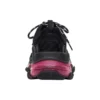 Triple S Sneaker “Clear Sole – Black Pink Neon” 541624W2FR11053