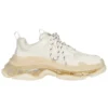 Triple S Sneaker “Clear Sole – Eggshell” 544351W2GA19100