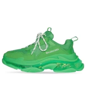 Triple S Sneaker “Clear Sole Green” 541624W2GA13510