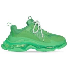 Triple S Sneaker “Clear Sole Green” 541624W2GA13510