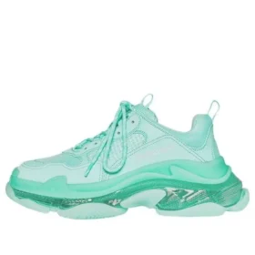 Triple S Sneaker “Clear Sole Mint” 541624W2GA14500