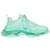 Triple S Sneaker “Clear Sole Mint” 541624W2GA14500