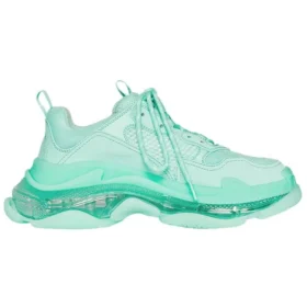 Triple S Sneaker “Clear Sole Mint” 541624W2GA14500