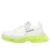 Triple S Sneaker “Clear Sole – White Fluo Yellow” 541624W2FR19073