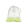 Triple S Sneaker “Clear Sole – White Fluo Yellow” 541624W2FR19073
