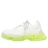 Triple S Sneaker “Clear Sole – White Fluo Yellow” 544351W2FR19073