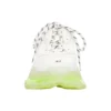 Triple S Sneaker “Clear Sole – White Fluo Yellow” 544351W2FR19073