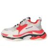Triple S Sneaker “Grey Red” 536737W09OH6495