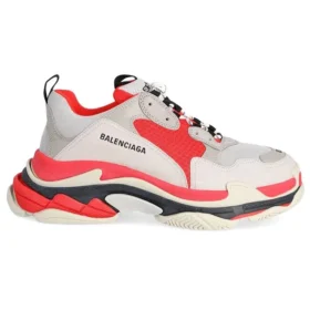 Triple S Sneaker “Grey Red” 536737W09OH6495
