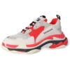 Triple S Sneaker “Grey Red” 536737W09OH6495
