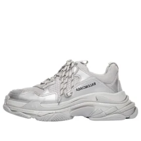 Triple S Sneaker “Silver Metallic” 536737W2FS28100 Triple S Sneaker “Silver Metallic” 536737W2FS28100