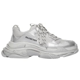 Triple S Sneaker “Silver Metallic” 536737W2FS28100 Triple S Sneaker “Silver Metallic” 536737W2FS28100