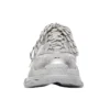 Triple S Sneaker “Silver Metallic” 536737W2FS28100