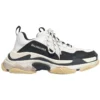 Triple S Sneaker “White Black” 536737W09OM9058