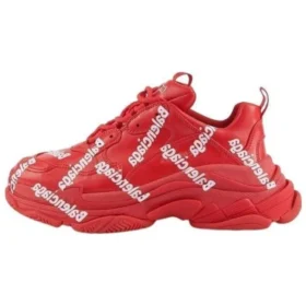 Triple S Sneakers “Allover Logo Red” 536737W2FAB6090
