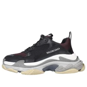 Triple S Sneakers “Black Purple” 536737W09OH1091