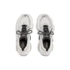 Triple S Sneakers “Black White and Silver Double Foam and Mesh” 536737W2FWM8191