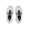 Triple S Sneakers “Black White Silver Double Foam and Mesh” 524039W2FWM8191
