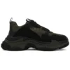 Triple S Sneakers “Olive Green Black” 536737W2FW24010